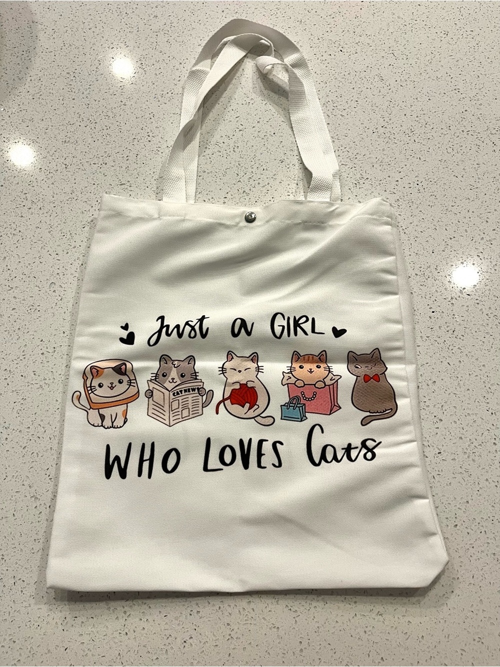Cat Tote Bag Canvas